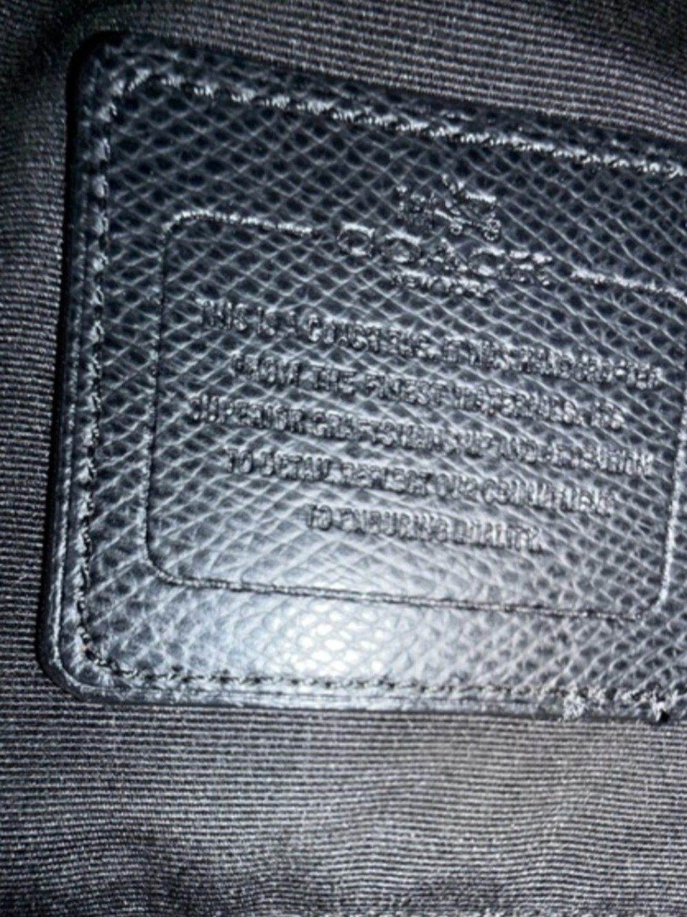 Coach Brown Signature  Crossbody Bag 8 1/2 X 8 - Picture 3 of 3